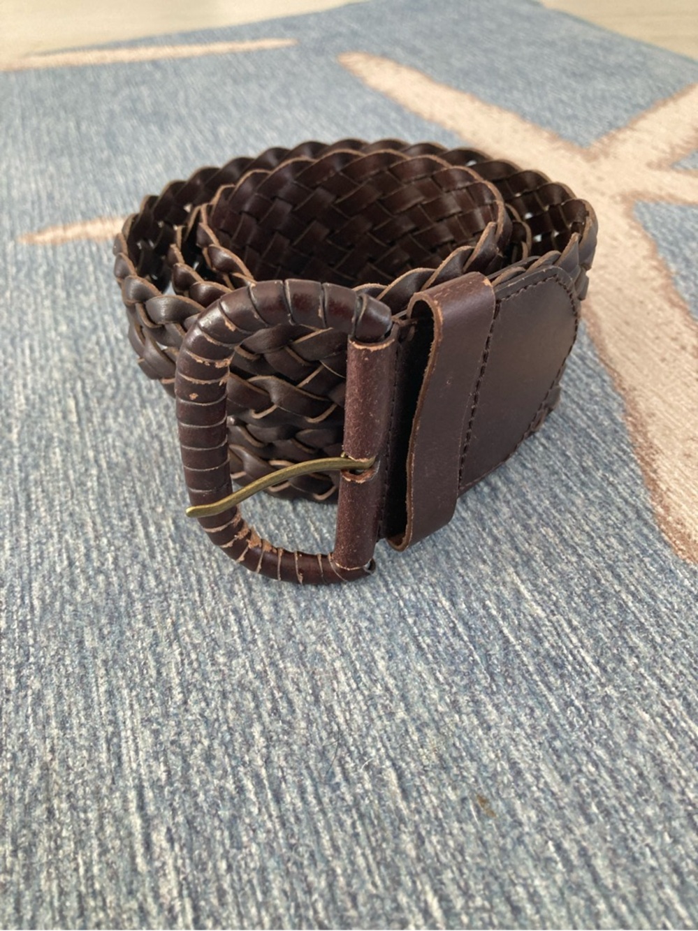 Brown Braided Belt